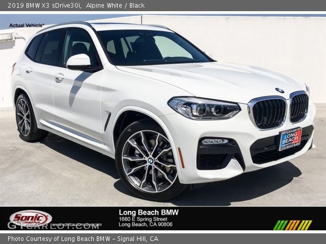2019 BMW X3 sDrive30i in Alpine White
