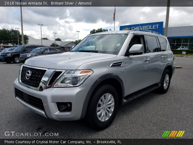 2018 Nissan Armada SV in Brilliant Silver