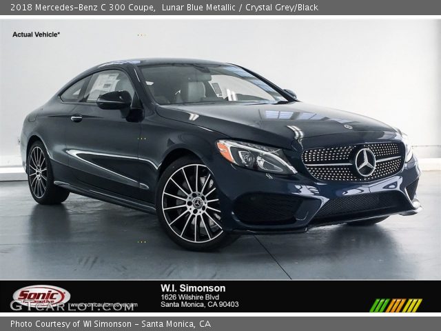 2018 Mercedes-Benz C 300 Coupe in Lunar Blue Metallic