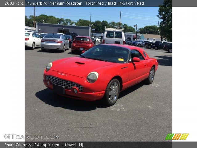 2003 Ford Thunderbird Premium Roadster in Torch Red