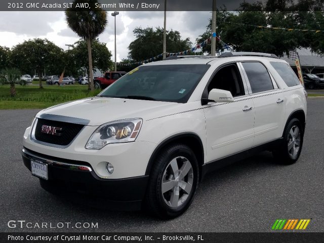 2012 GMC Acadia SLT AWD in Summit White