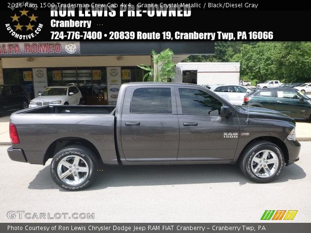 2016 Ram 1500 Tradesman Crew Cab 4x4 in Granite Crystal Metallic