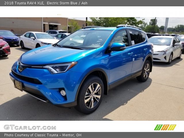 2018 Toyota RAV4 XLE in Electric Storm Blue
