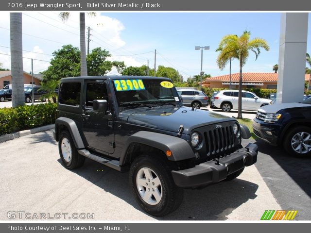 2016 Jeep Wrangler Sport in Billet Silver Metallic