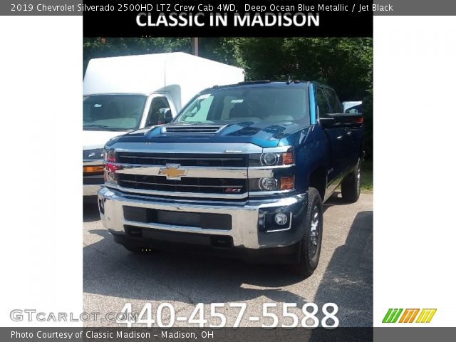 2019 Chevrolet Silverado 2500HD LTZ Crew Cab 4WD in Deep Ocean Blue Metallic