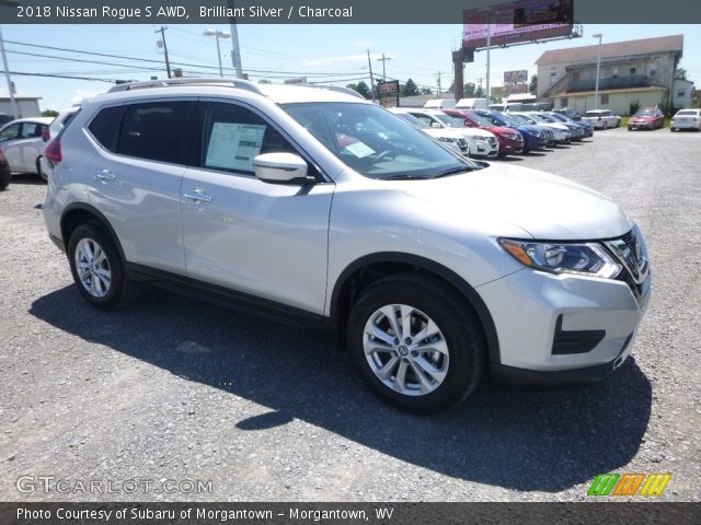 2018 Nissan Rogue S AWD in Brilliant Silver