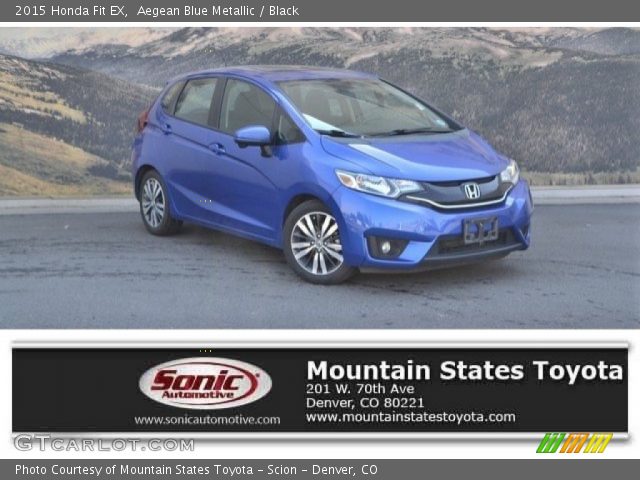 2015 Honda Fit EX in Aegean Blue Metallic