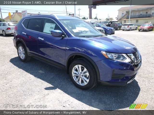 2018 Nissan Rogue S AWD in Caspian Blue