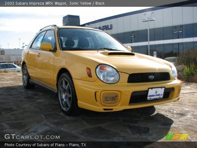 2003 Subaru Impreza WRX Wagon in Sonic Yellow