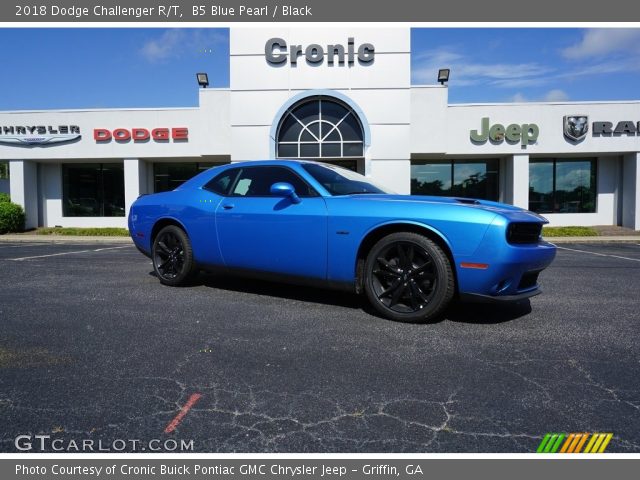 2018 Dodge Challenger R/T in B5 Blue Pearl