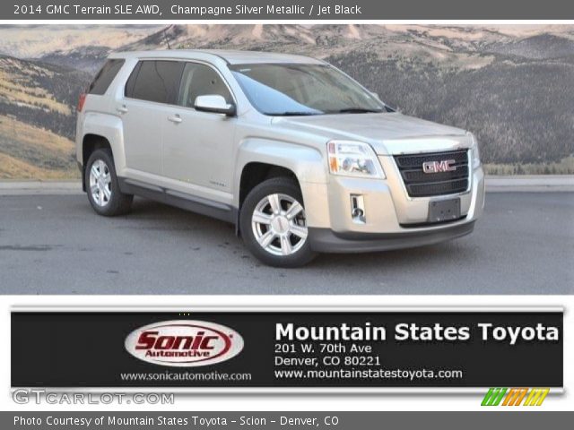 2014 GMC Terrain SLE AWD in Champagne Silver Metallic
