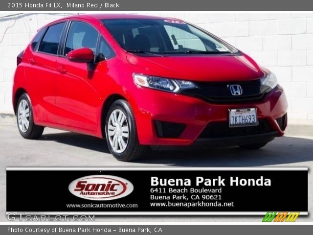 2015 Honda Fit LX in Milano Red