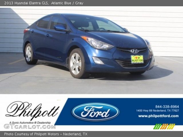 2013 Hyundai Elantra GLS in Atlantic Blue