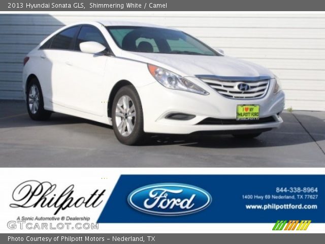 2013 Hyundai Sonata GLS in Shimmering White
