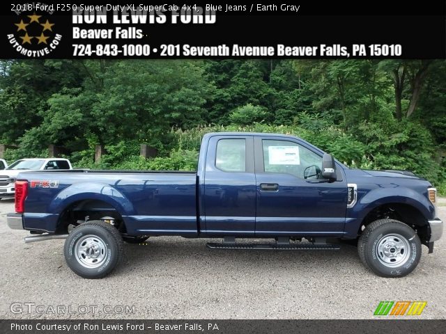 2018 Ford F250 Super Duty XL SuperCab 4x4 in Blue Jeans