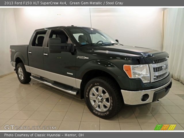 2013 Ford F150 XLT SuperCrew 4x4 in Green Gem Metallic