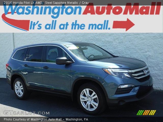 2016 Honda Pilot LX AWD in Steel Sapphire Metallic