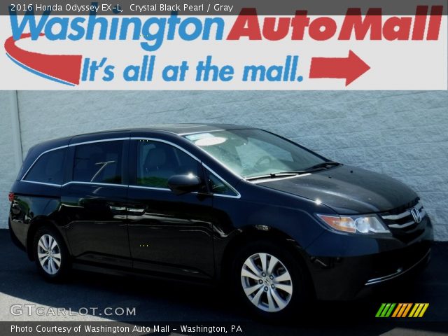 2016 Honda Odyssey EX-L in Crystal Black Pearl