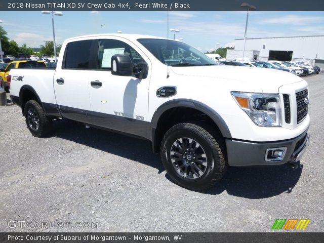 2018 Nissan TITAN XD SV Crew Cab 4x4 in Pearl White