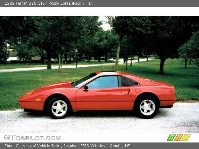 1989 Ferrari 328 GTS in Rosso Corsa (Red)