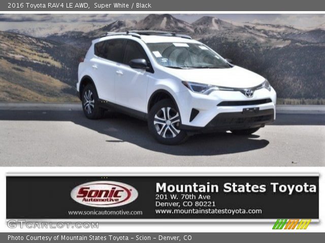 2016 Toyota RAV4 LE AWD in Super White