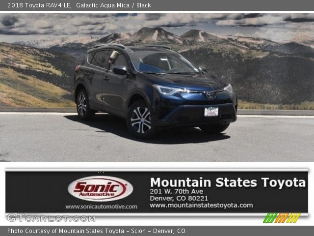 2018 Toyota RAV4 LE in Galactic Aqua Mica