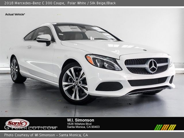 2018 Mercedes-Benz C 300 Coupe in Polar White