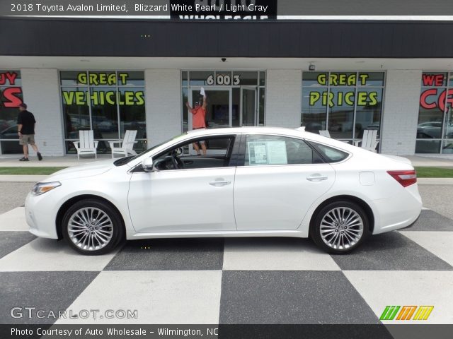 2018 Toyota Avalon Limited in Blizzard White Pearl
