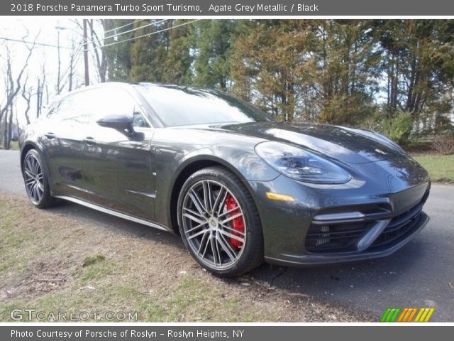 2018 Porsche Panamera Turbo Sport Turismo in Agate Grey Metallic