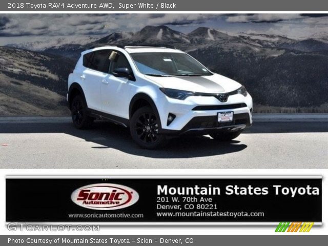 2018 Toyota RAV4 Adventure AWD in Super White