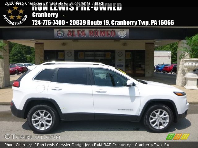 2016 Jeep Cherokee Latitude 4x4 in Bright White