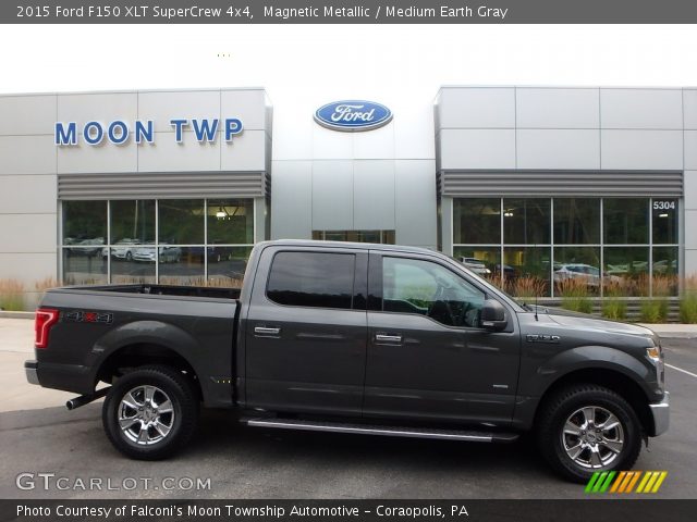 2015 Ford F150 XLT SuperCrew 4x4 in Magnetic Metallic