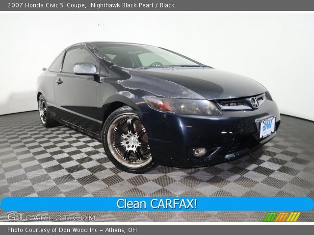 2007 Honda Civic Si Coupe in Nighthawk Black Pearl