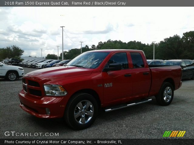 2018 Ram 1500 Express Quad Cab in Flame Red