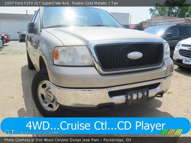 2007 Ford F150 XLT SuperCrew 4x4 in Pueblo Gold Metallic