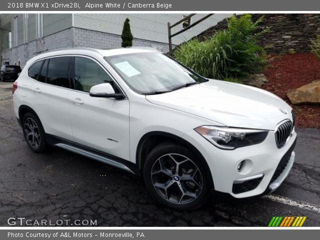 2018 BMW X1 xDrive28i in Alpine White