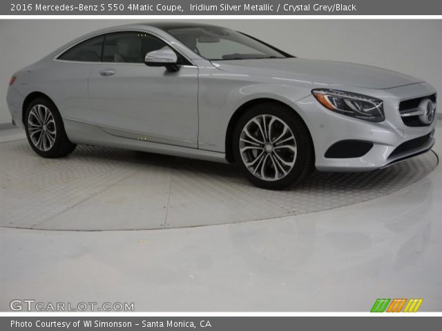 2016 Mercedes-Benz S 550 4Matic Coupe in Iridium Silver Metallic