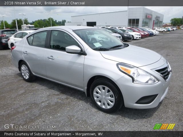 2018 Nissan Versa SV in Brilliant Silver