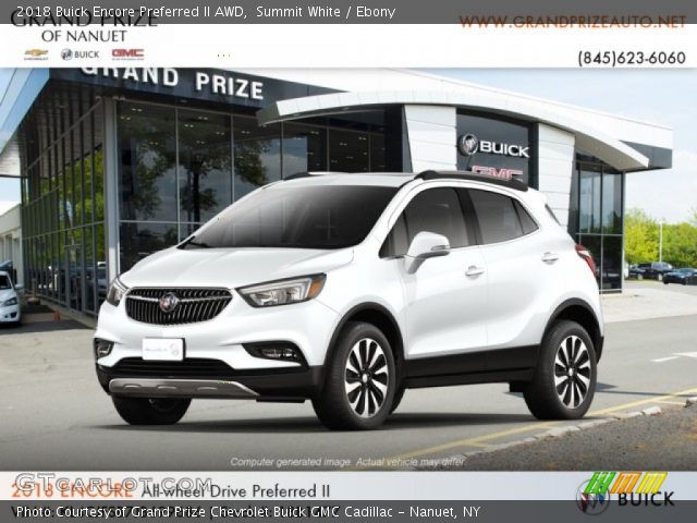 2018 Buick Encore Preferred II AWD in Summit White