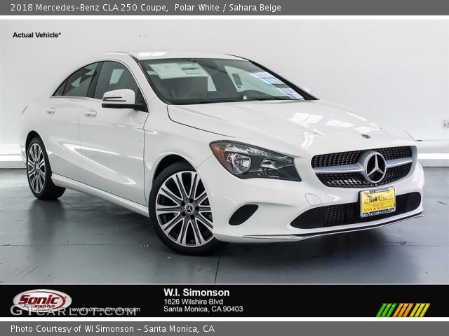 2018 Mercedes-Benz CLA 250 Coupe in Polar White