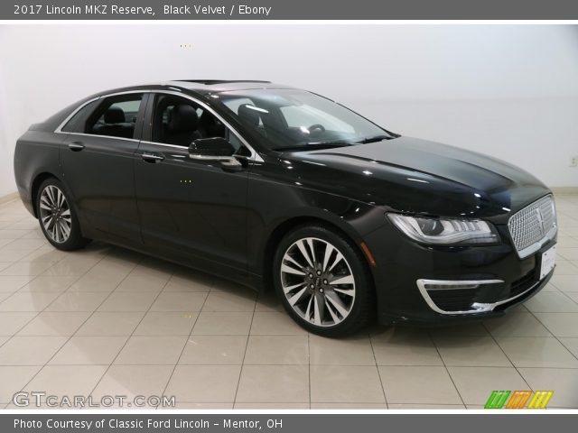 2017 Lincoln MKZ Reserve in Black Velvet