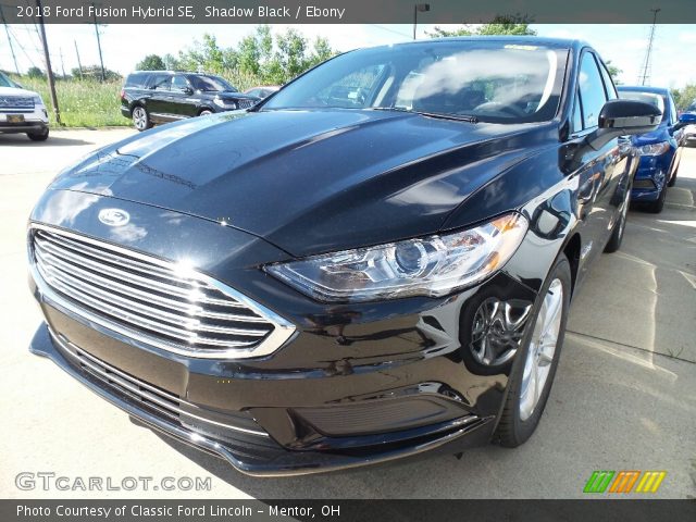 2018 Ford Fusion Hybrid SE in Shadow Black