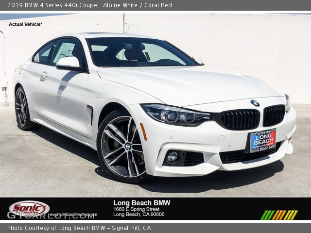 2019 BMW 4 Series 440i Coupe in Alpine White