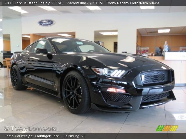 2018 Ford Mustang Shelby GT350 in Shadow Black