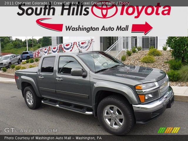 2011 Chevrolet Colorado LT Crew Cab 4x4 in Steel Green Metallic