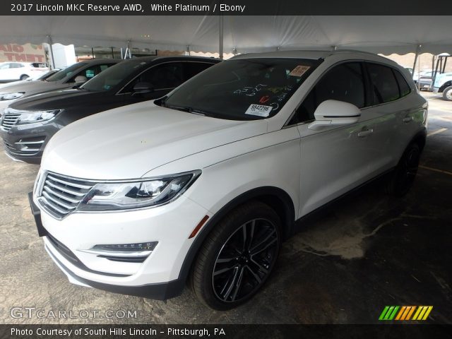 2017 Lincoln MKC Reserve AWD in White Platinum