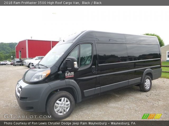 2018 Ram ProMaster 3500 High Roof Cargo Van in Black