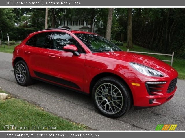 2018 Porsche Macan S in Carmine Red