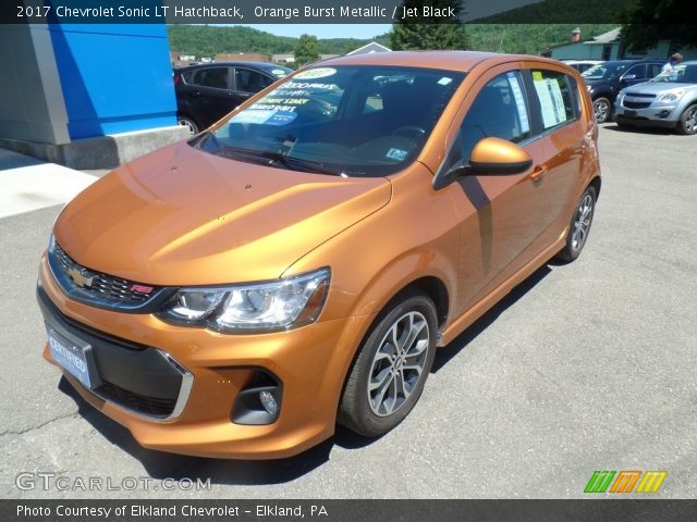 2017 Chevrolet Sonic LT Hatchback in Orange Burst Metallic