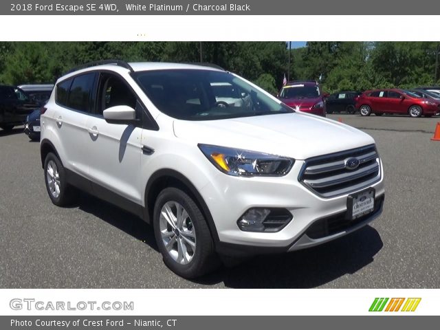2018 Ford Escape SE 4WD in White Platinum